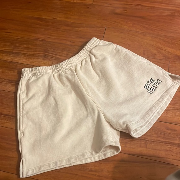 Brandy Melville Other - Brandy melville off white boston athletics sweat shorts